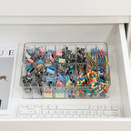 2 Pack Cable Cord Storage Box, Plastic Desk Drawer Organizer Case - Image 5