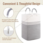 Laundry Basket Hamper, Blanket Storage, Dirty Clothes Hamper - Image 2