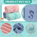 3 Pack Coastal Mermaid Hand Towels - Image 3