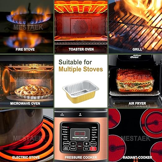 8" x 6" Heavy-Duty Aluminum Foil Pans - Image 4