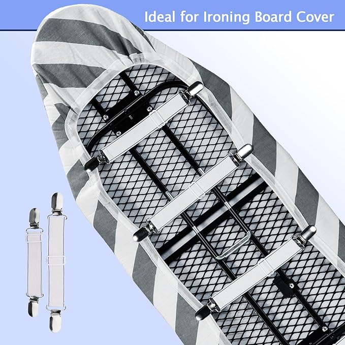SheeChung Ironing Board Cover Clips, Anti-Slip Straps - Image 4