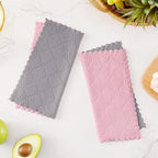 Homaxy 12 Pack Kitchen Cloths Dish Towels, Super Soft and Absorbent Dish Cloths - Image 6