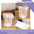 3 Gallon 120pcs Small Clear Trash BagsPlastic Strong Clear Garbage Bags - Image 5