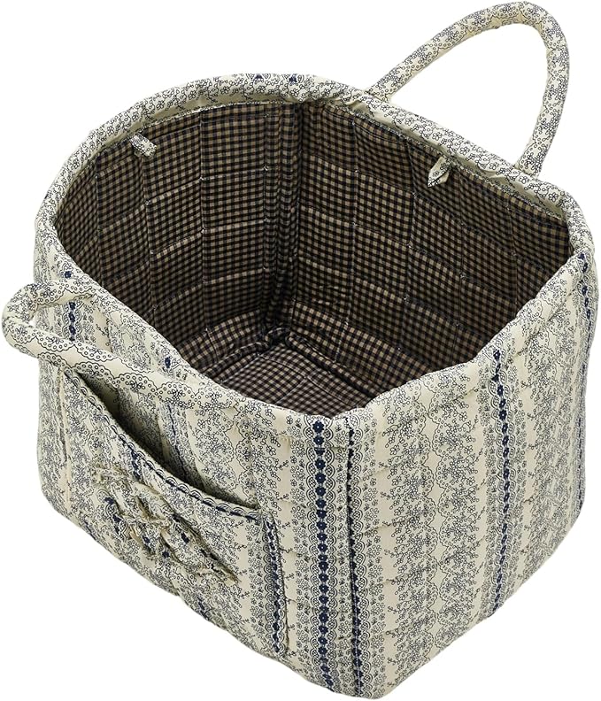 Quilted Fabric Storage Basket - Image 5