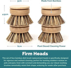 Jungle Culture Dish Brushes or Replacement Brush Heads - Image 3