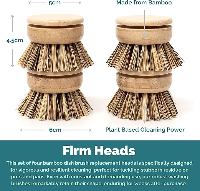 Jungle Culture Dish Brushes or Replacement Brush Heads - Image 3