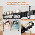 29 inch Coat Rack Wall Mount - Image 3