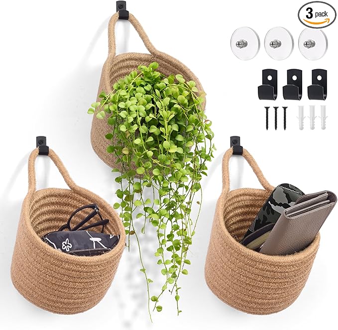 Fabric Wall Hanging Baskets by LIGHTDUST