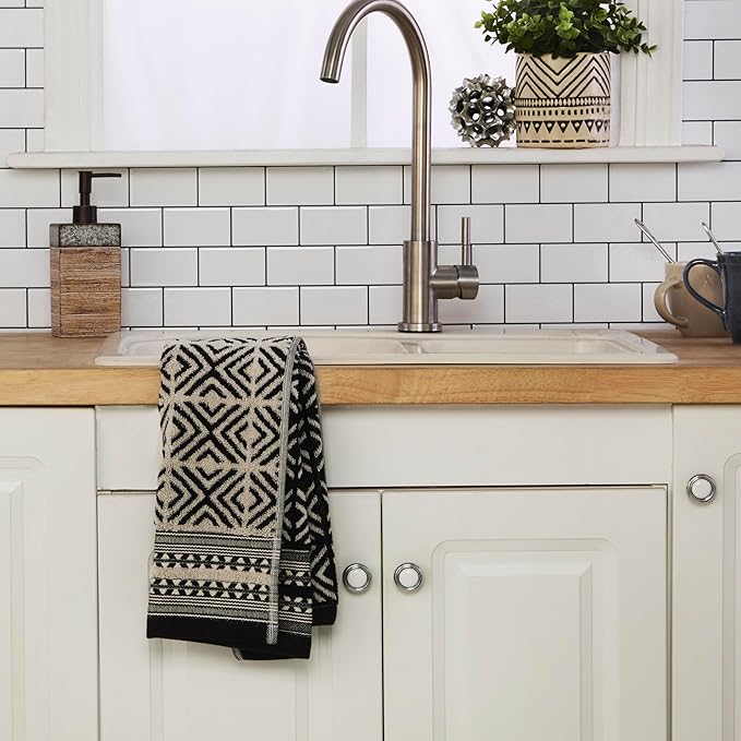 SKL Home Diamond Grid 100% Cotton Premium Bath Towel, 600 GSM, Soft & Absorbent - Image 5