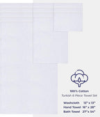 American Soft Linen Luxury 6 Piece Towel Set, 2 Bath Towels 2 Hand Towel 2 - Image 4