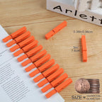 Phinus 72 Pcs Wooden Clothes Pins, 2.9 Inch Clothes Pins - Image 3