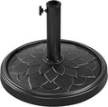 Yaheetech 18'' Umbrella Base 26.5lbs Heavy Duty Patio Umbrella Stand, Round Umbrella Base Stand, Resin Umbrella Holder for Outdoor, Garden, Yard, Black by Yaheetech