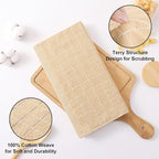 Homaxy 100% Cotton Terry Kitchen Dish Cloths, Ultra Soft and Absorbent Dish - Image 2