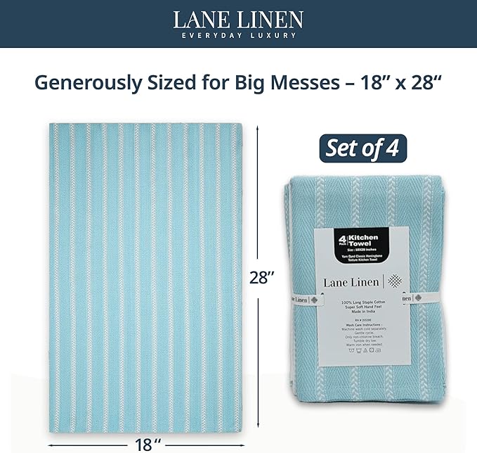 LANE LINEN Kitchen Towels Set - Image 2