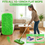 Mop Pads for Swiffer Sweeper Reusable Mop Dry Wet Mop Pad Refills Microfiber - Image 2