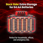 Battery Daddy Storage & Organizer Case w/Light and Tester, Stores & Protects - Image 4