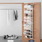 Whitmor 27 Pair Over The Door Shoe Organizer, 11 Tier Hanging Shoe Organizer - Image 7