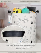 Round Fabric Storage Bin, Decorative Basket, Organizer Basket - Image 8