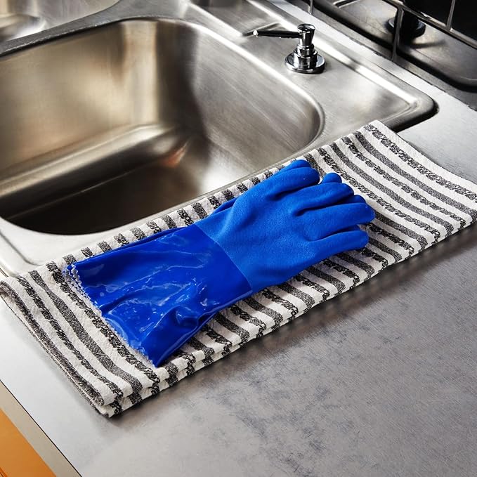 2 Pairs Rubber Household Cleaning Gloves - Image 5