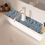 Christmas Forest Sink Faucet Absorbing Mat Pine Spruce Sink Splash Guard Faucet - Image 2