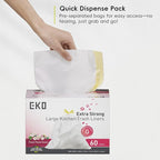 EKO 21 Gallon / 50-90 Liter, Extra-Strong Garbage Bags, Fresh Floral Scent - Image 8