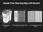 JOYMOOP Mop and Bucket with Wringer Set, Flat Squeeze Mop Flat Head, Dust Mops - Image 5