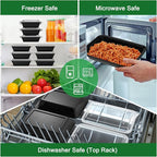 50 Pack 28 oz Meal Prep Containers Reusable - Image 5