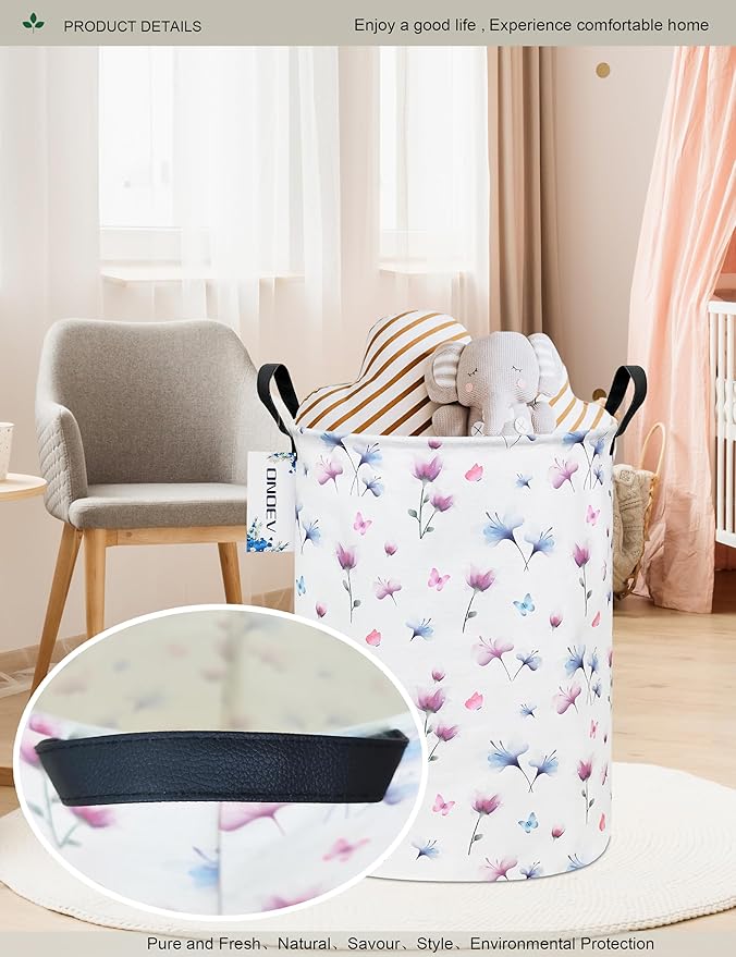 Round waterproof laundry basket, laundry Hampers - Image 6