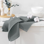 Kitinjoy 100% Cotton Kitchen Dish Cloths, 6 Pack Waffle Weave Ultra Soft - Image 3