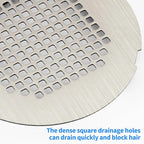 Shower Drain Cover, Shower Drain Hair Catcher Snap-in Replacement Strainer - Image 3