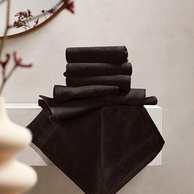 GLAMBURG Ultra Soft 12-Piece Washcloths Set 13x13-100% Ringspun Cotton - Image 3