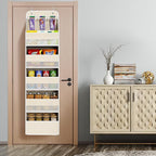 Univivi 6-Shelf Over Door Hanging Organizer Fabric Baby Door Storage - Image 6