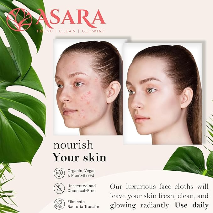 Clean Face Towels Disposable XL Facial Wipes | Add Water As a Makeup Remover | - Image 5