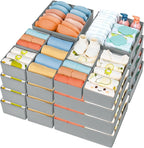 DIMJ Drawer Organizer Clothes, 24 Pack Dresser Organizer, Foldable Closet by DiMJ