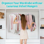 Velvet Hangers 50 Pack – Slim Non-Slip Flocked Hangers - Image 7
