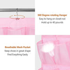 MISSLO 30 Large Pockets Dual Sided Hanging Shoe Organizer - Image 6