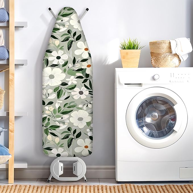 Floral Ironing Board Cover, Standard Size Cotton Iron Board Covers - Image 7