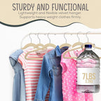50 Premium Kids Velvet Hangers - Image 6