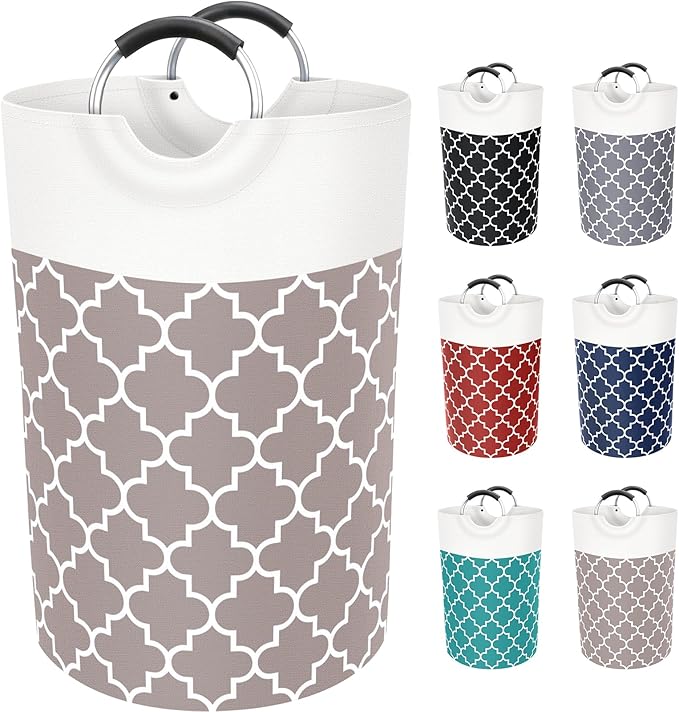 Large Laundry Basket Laundry Hamper Bag Washing Bin Clothes Bag Collapsible Tall by Fabspace