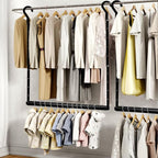 STORAGE MANIAC Adjustable Closet Rod Extender, Heavy Duty Space-Saving Clothes - Image 7