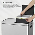 EKO 8 Gallon / 30.3 Liter, Extra-Strong Unscented Garbage Bags, Easy-Dispense - Image 2