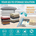 Cozy Essential Vacuum Storage Bags, Compression Space Saver Bags - Image 2
