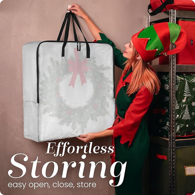 Handy Laundry 5-Pack Wreath Storage Bag - Image 5