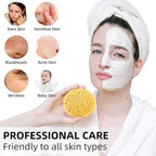 60-Count Compressed Facial Sponges|100% Natural Kickleen Cellulose Cosmetic Spa - Image 5