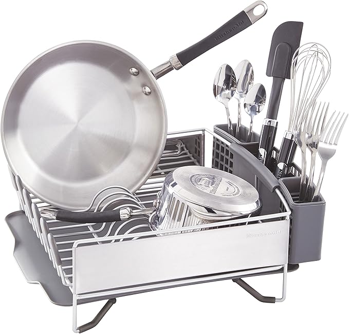 KitchenAid Compact Space Saving, Dish Rack - Image 3