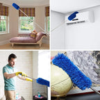 Cobweb Duster with Extension Pole, Washable Cleaning Duster Kit with 2 Duster - Image 4