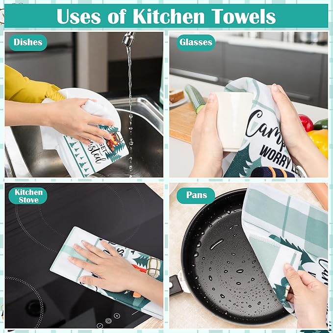 R HORSE Funny Kitchen Dish Towels - Image 6