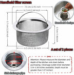Stainless Steel Kitchen Sink Strainer - Image 9