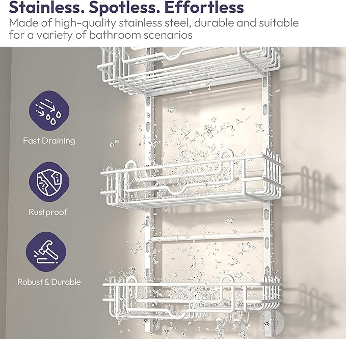 SWTYMIKI Shower Caddy Hanging Organizer - Image 6