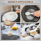 Dish Brush with Built-in Scraper - Image 6